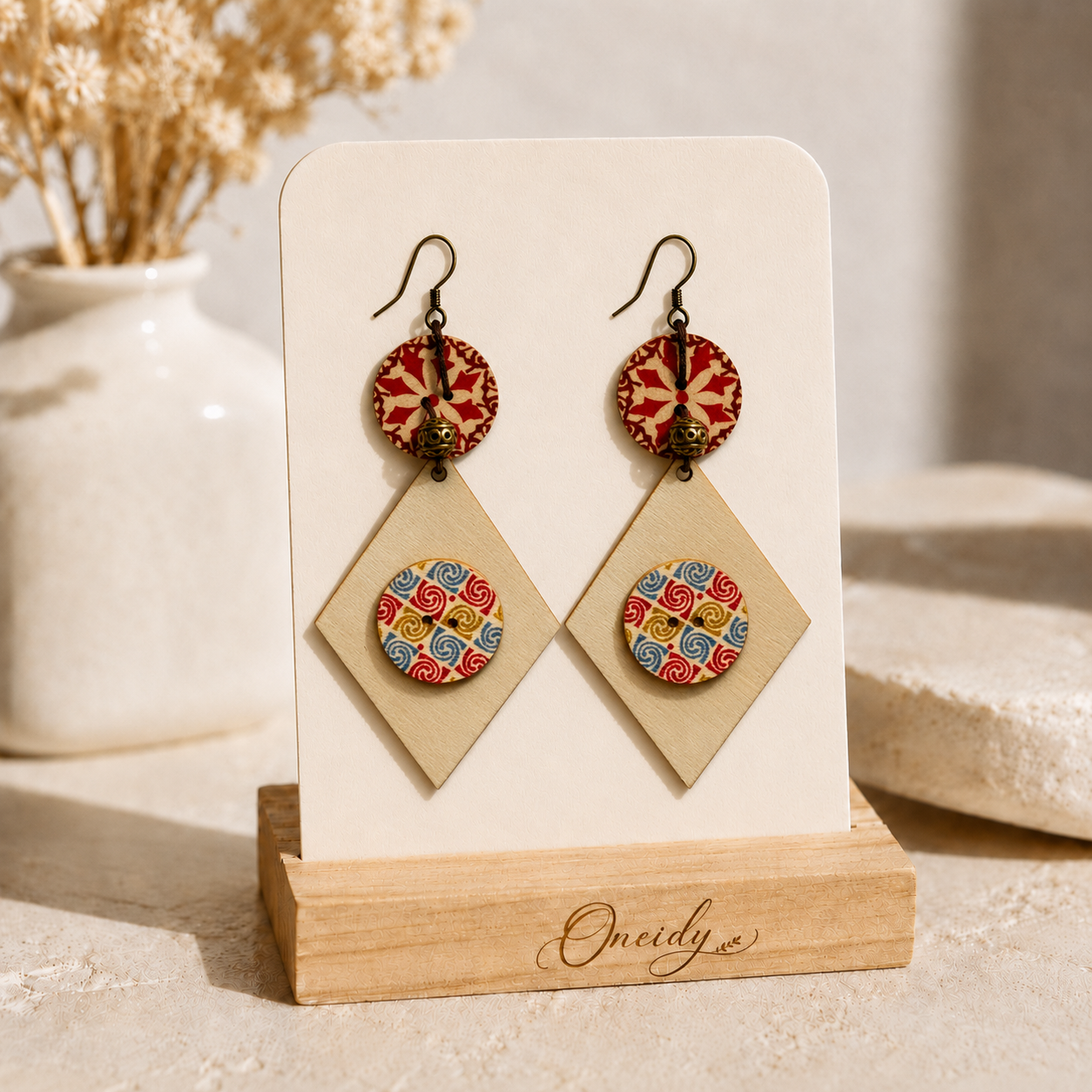 Boho Wooden Drops