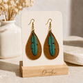 Boho Western leather drops