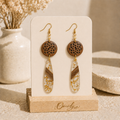 Acryllic Liquid Drops (White/Gold)