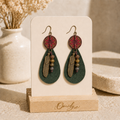 Antique Evergreen Leather drops